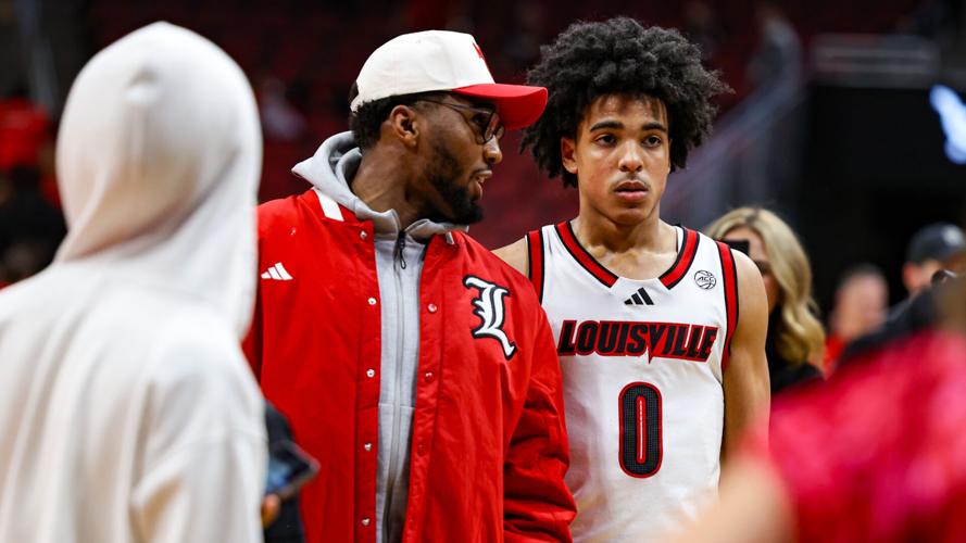 Donovan Mitchell and Mikel Brown Jr.