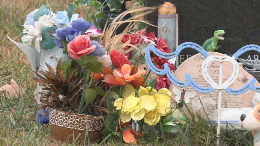 Gravesite of boy found in suitcase