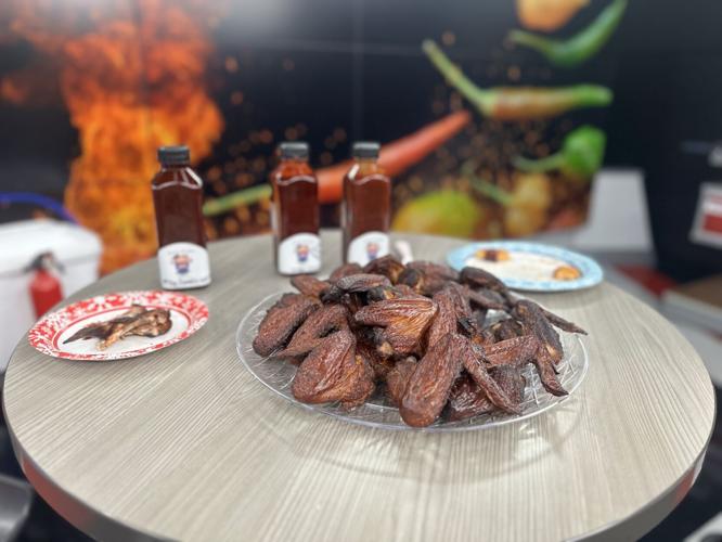 Smokin' Frank's BBQ wings and sauce