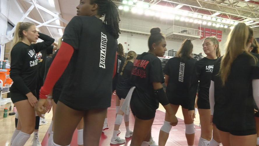 U of L volleyball practices ahead of 2022 season