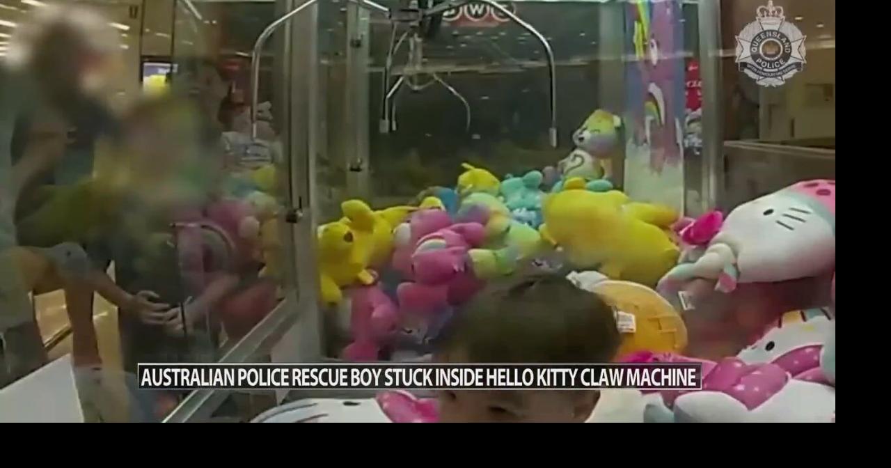 Young Australian boy gets stuck inside claw machine | Wdrb-video | wdrb.com