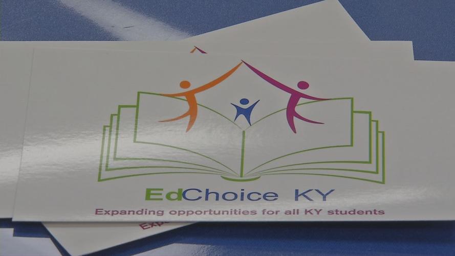 Members of "EdChoice Kentukcy" rally in Frankfort for school choice (Jan. 14, 2020)