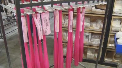 Louisville Slugger making pink bats for Mother's Day baseball