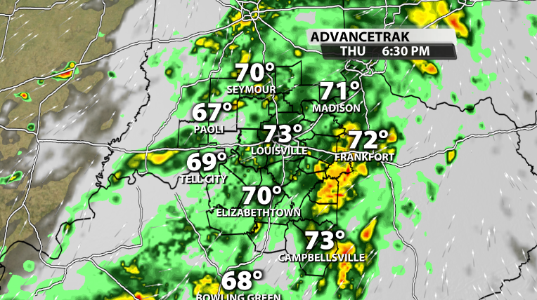 Rain And Cooler Weather Aiming For Our Area | Weather Blog | Wdrb.com