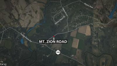 MAP:  Mt. Zion Road in Crestwood, Kentucky