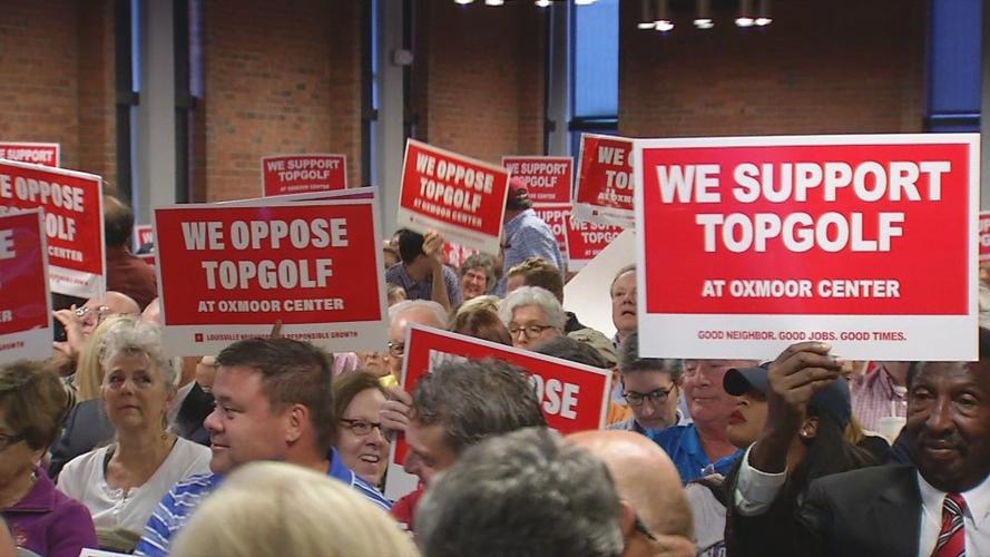 Public hearing hasn't changed neighbors' opinions on Topgolf at Oxmoor Center