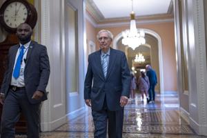 Sen. Mitch McConnell discharged from rehab, will continue physical therapy at home