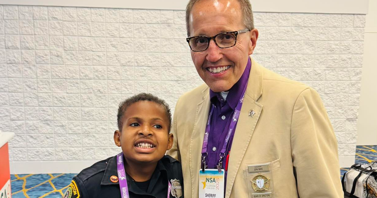 Teen with cancer defies odds, fulfills dream to join law enforcement agencies