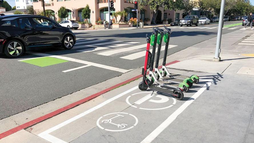 Santa Monica scooter drop zones