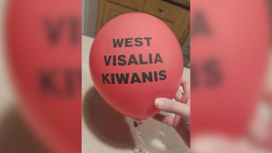 West Visalia Kiwanis Club balloon that allegedly traveled from California to Kentucky