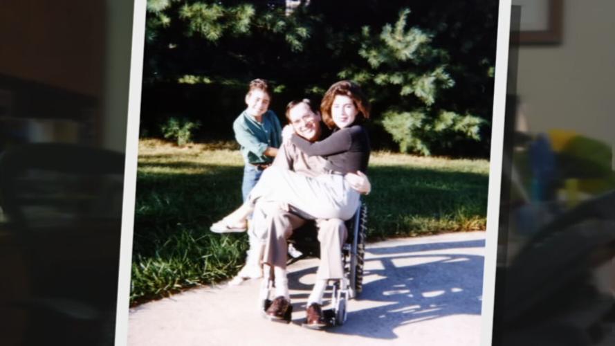 Yvette Cabrera-Rojas with father and son