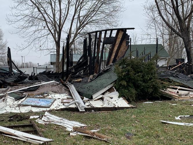 Grayson County House Explosion Debris