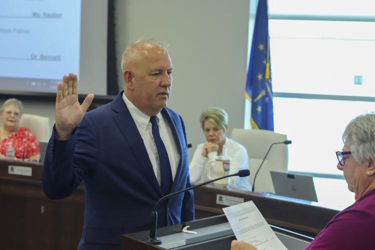 Col. Mark Palmer sworn in as newest CCSC school board member - 7.24.24