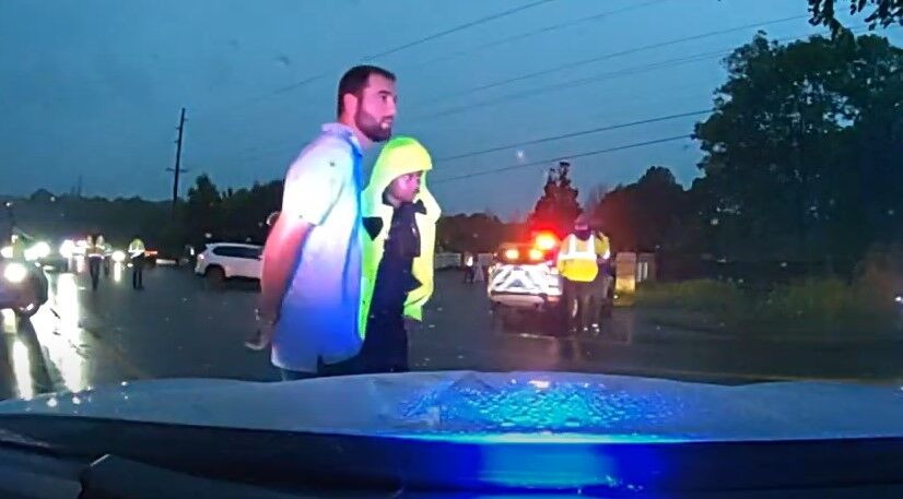 LMPD dash cam footage of Scottie Scheffler arrest
