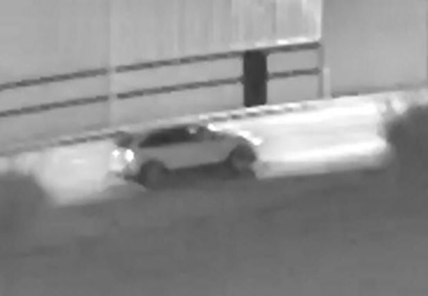 White SUV in arson investigation - La Grange.JPG