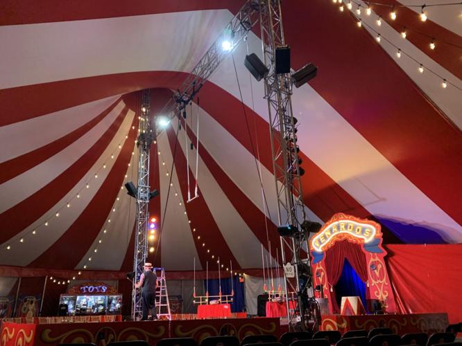 The Venardos Circus finds a temporary home on the Great Lawn of Waterfront Park