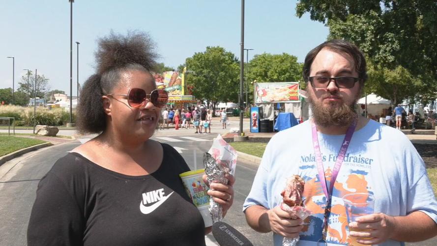 Jessica Thomasson and Collin Hovell at the 2022 Kentucky State Fair