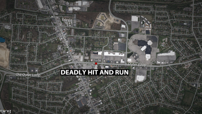 Map of fatal crash on Outer Loop