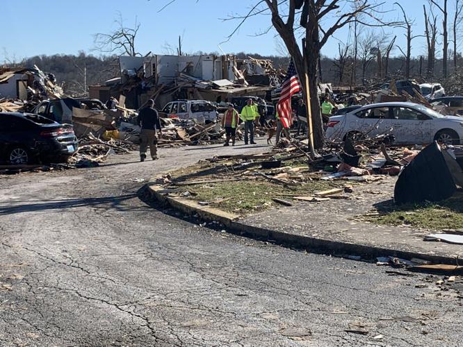Dawson Springs tornado damage