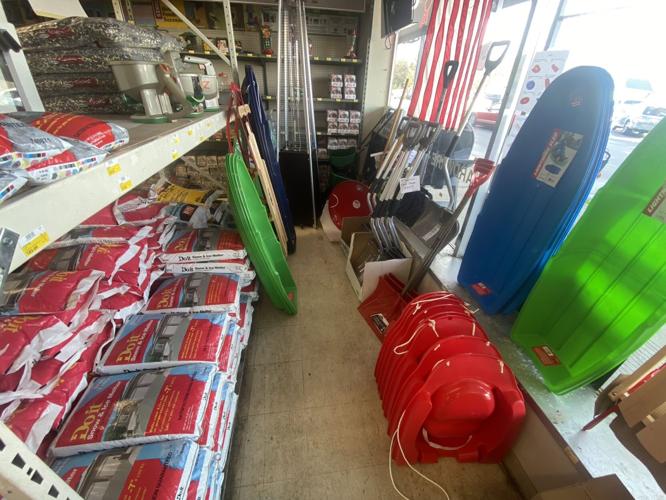 Brownsboro Hardware and Paint snow preparation