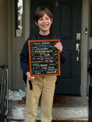 Sharron Thompson Shariat's 5th Grader