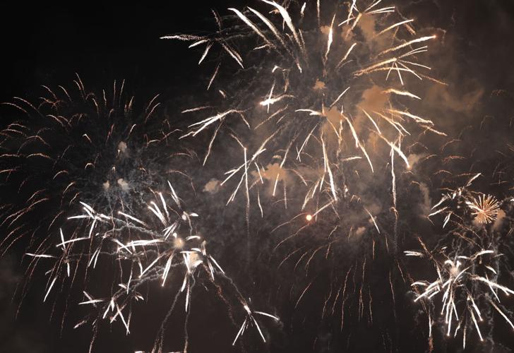 Fireworks show at Thunder