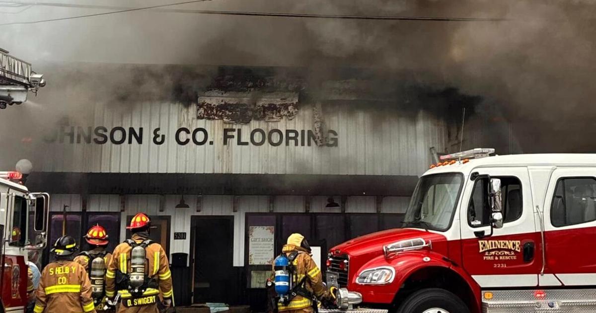 Large commercial fire engulfs businesses in Henry County, Kentucky