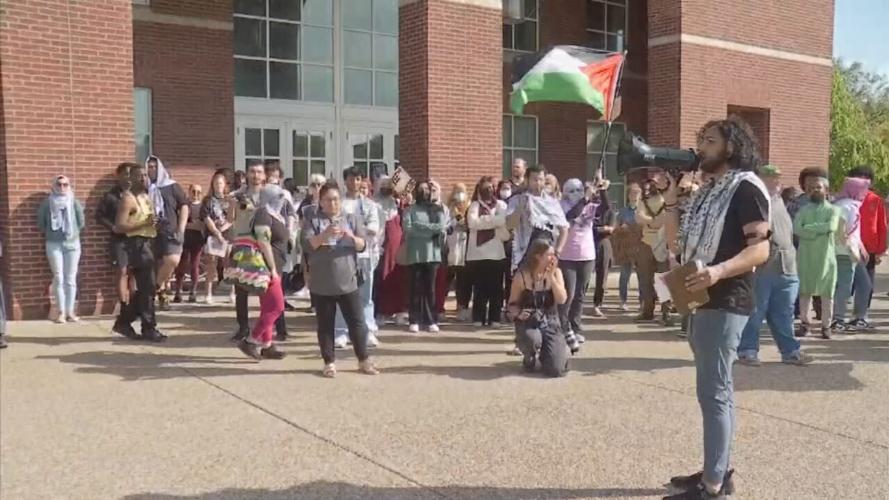 Palestine protest - University of Kentucky - 5-1-24