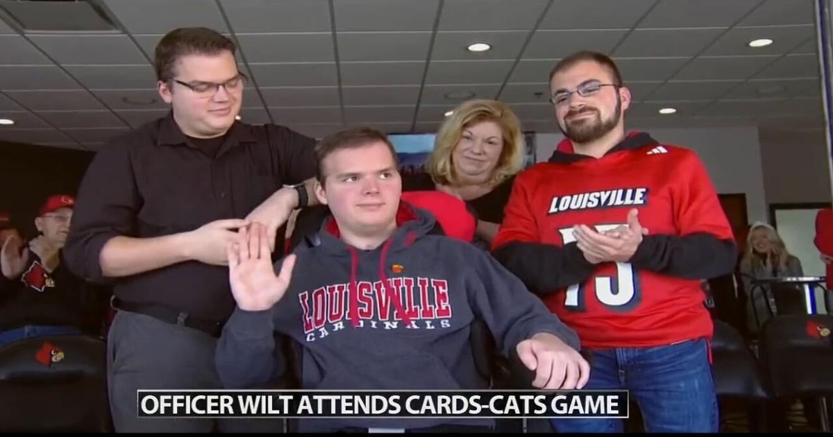 LMPD Officer Nick Wilt Honored At Louisville Kentucky Football Game lmpd-officer-nick-wilt-honored-at-louisville-kentucky-football-game
