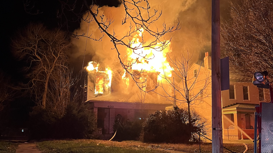 House fire on N. 26th Street in Louisville, Ky.