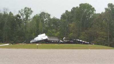 Oldham County drive-in theater closes after high winds collapse large screen