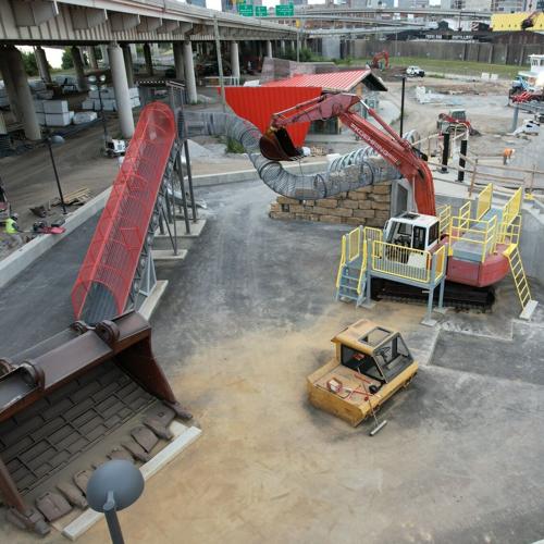Waterfront Park West-PlayPort progress 9-12-24