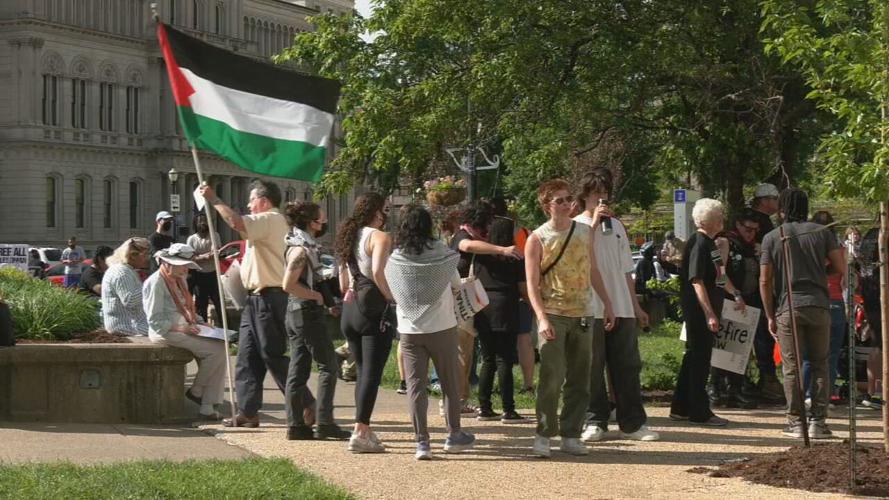 Palestine protest - Jefferson Square Park - 5-1-24
