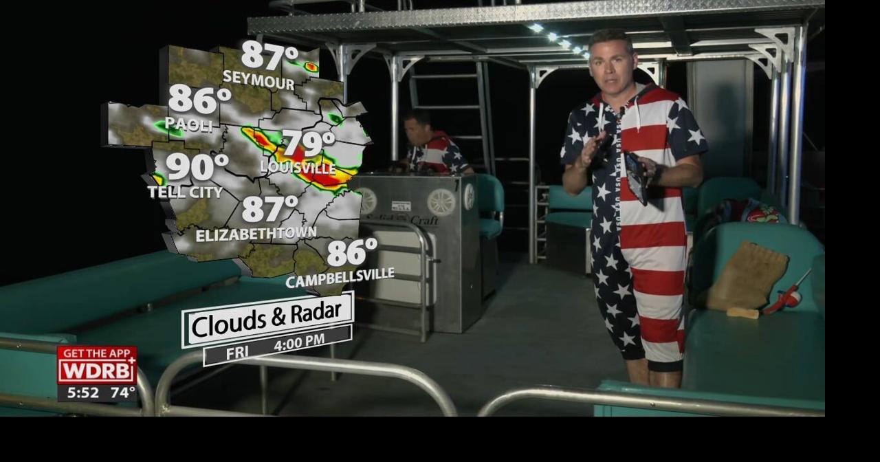Jude Redfield gives his early morning forecast from Rough River Lake
