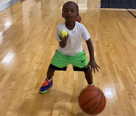 AJ Tribble, Lexington 4-year-old who is a dribbling sensation