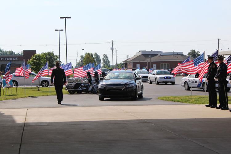 Funeral service and procession for Bardstown Police Ofc. Jason Ellis on May 30, 2013