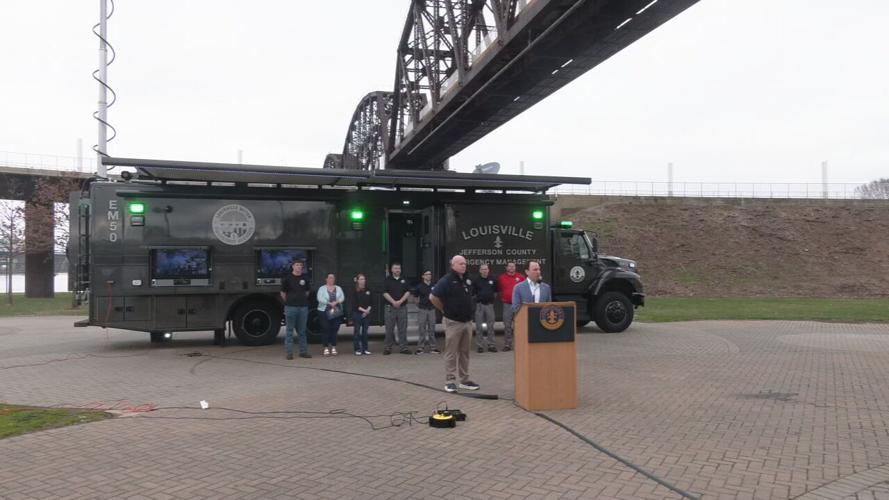 Louisville Metro Emergency Services mobile operations center