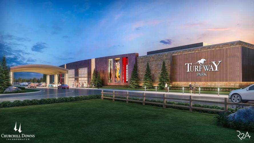 Artist rendering of Turfway Park