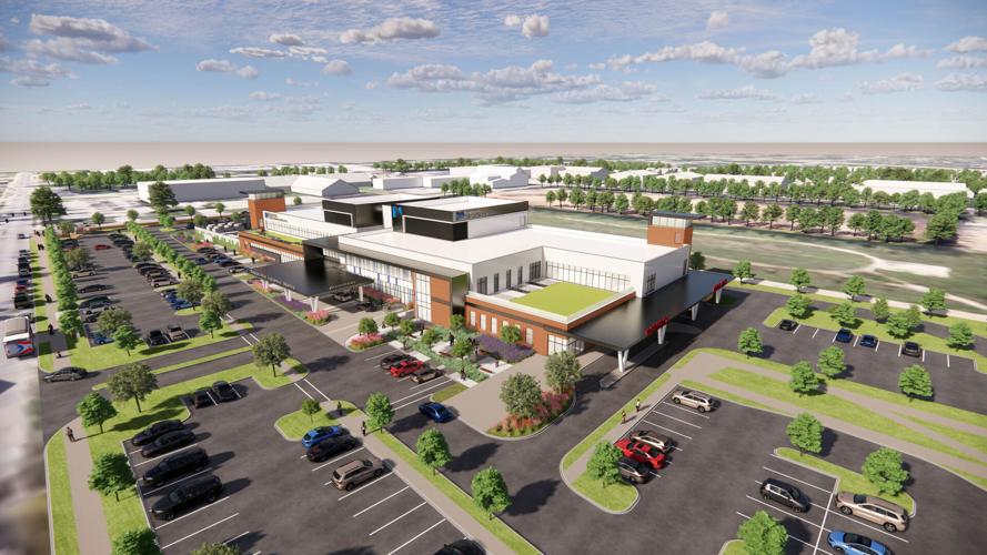 Renderings of planned Norton West Louisville Hospital