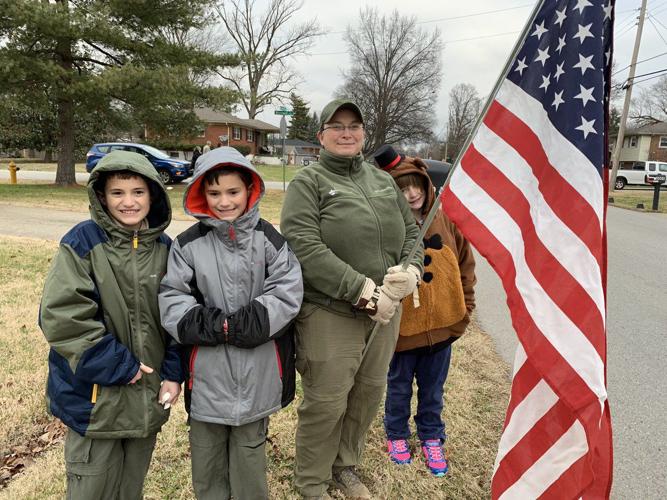 LMPD Deidre Mengedoht procession