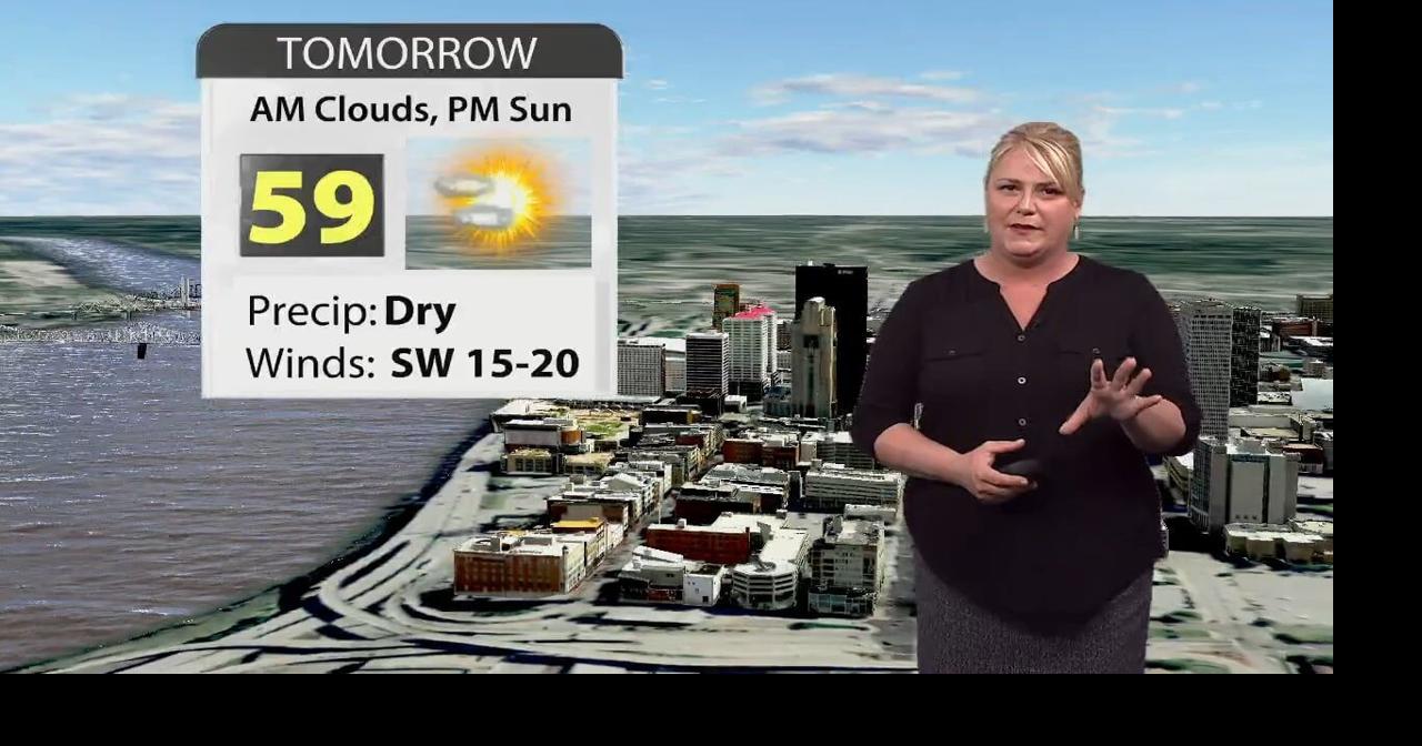 Kim Stevens' Saturday night forecast Weather