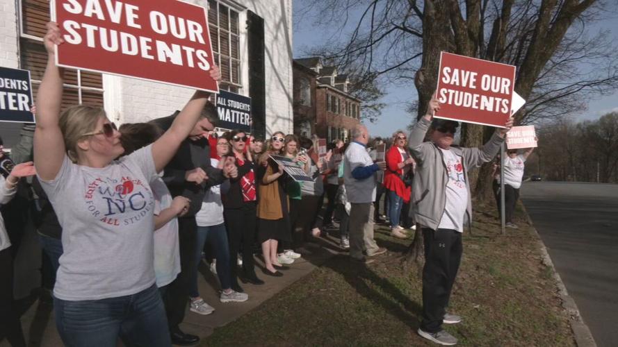 Nelson County Schools protest