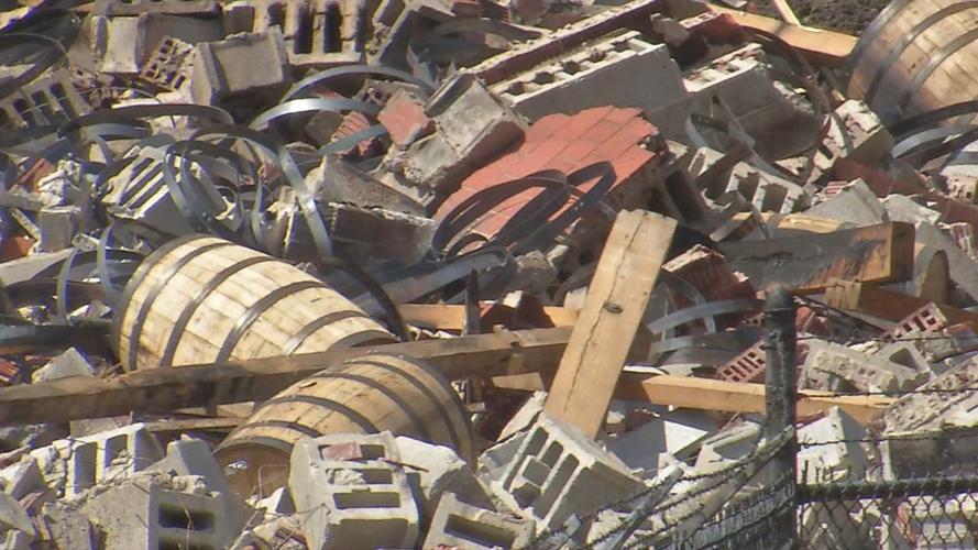 Jim Beam bourbon warehouse fire aftermath (June 5, 2019)