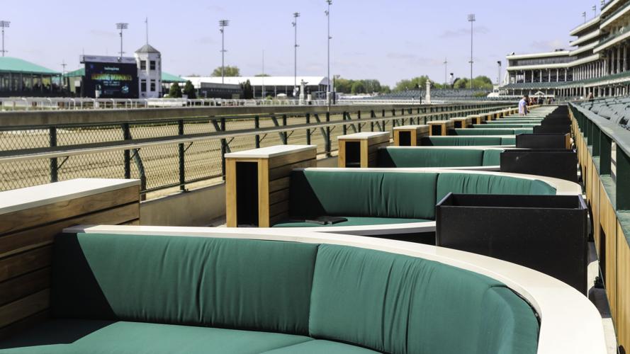 Homestretch Club trackside