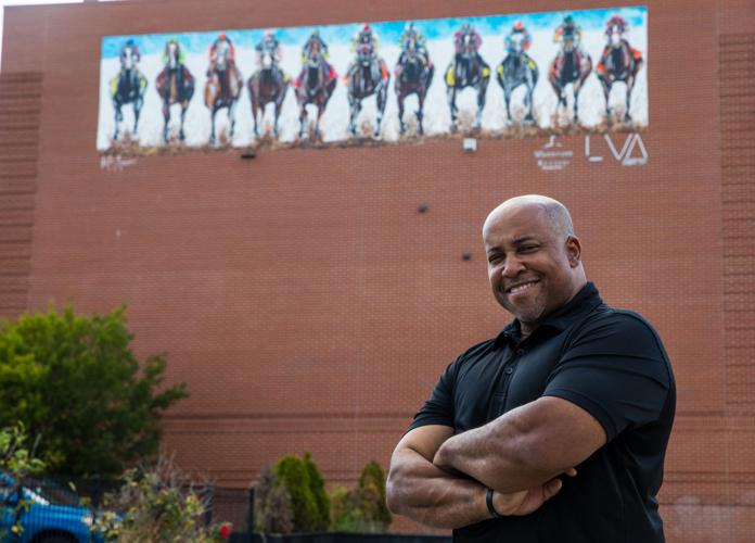 Keith Anderson Kentucky Derby mural