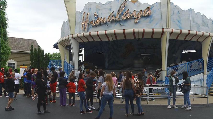 Thousands attended Kentucky Kingdom's opening day 5/8/21