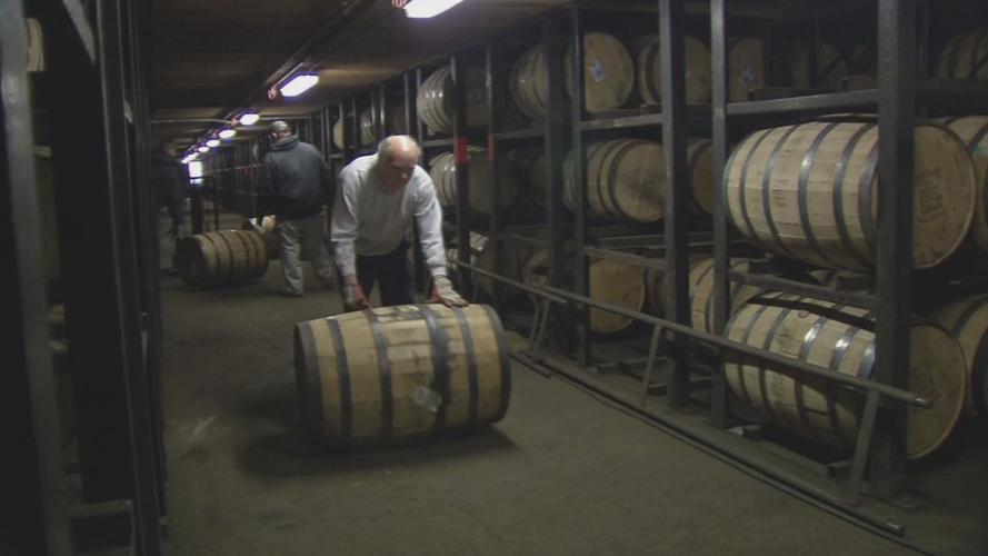 Brown-Forman whiskey barrels