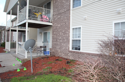Exterior of Breonna Taylor's apartment
