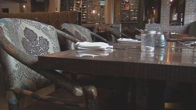 Set table at Le Moo - File/generic restaurant