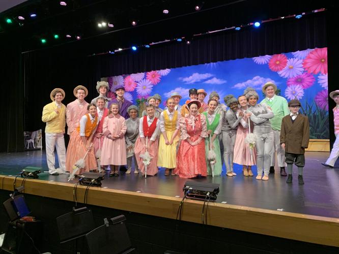 Cast of Mary Poppins at New Albany HS - Keith Kaiser - 3.8.23